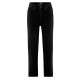 Jeans femme taille haute,NOIR, coupe droite, en chanvre et coton bio 